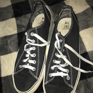 George 10.5 Men’s black canvas shoe